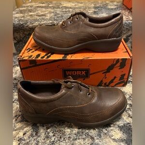 Worx By Red Wing Brown Safety Steel Toe Electrical Hazard 5115 Women’s